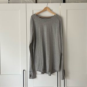 Free people Gray Long sleeve top